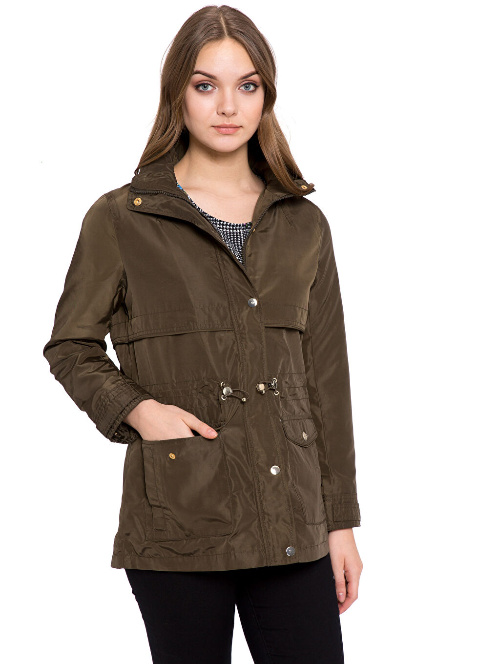 LCWAIKIKI Classic Turtle Neck Regular Long Sleeve Women's Coat -8S0972Z8-ASE