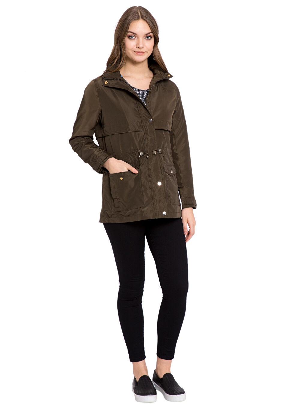 LCWAIKIKI Classic Turtle Neck Regular Long Sleeve Women's Coat -8S0972Z8-ASE