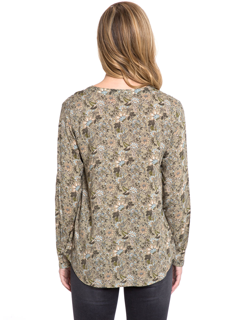 Regular Fit Printed Women's Blouse-1