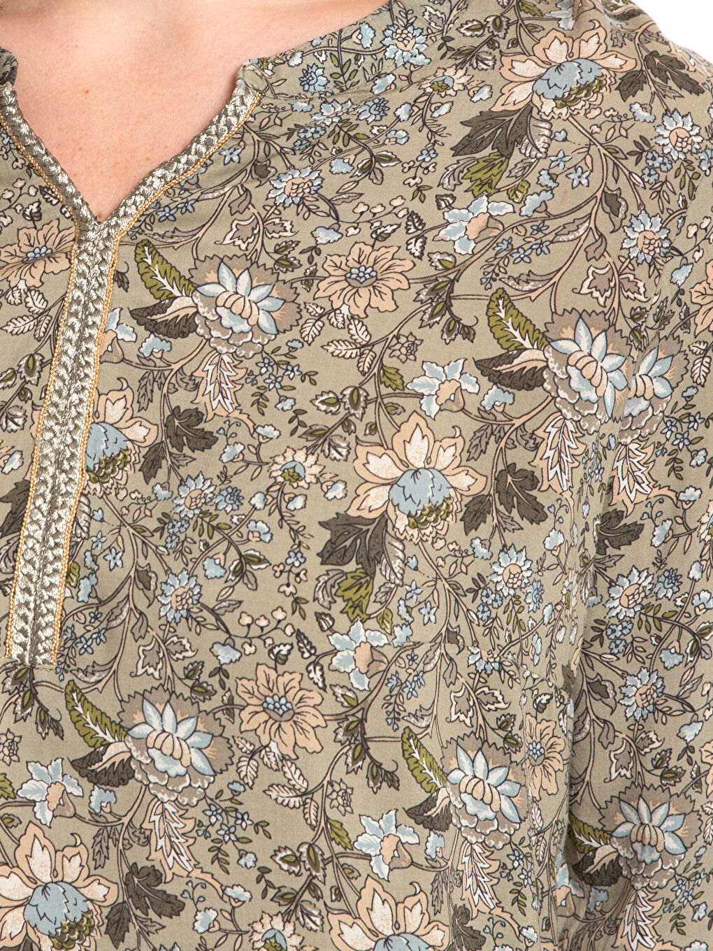 Regular Fit Printed Women's Blouse-3