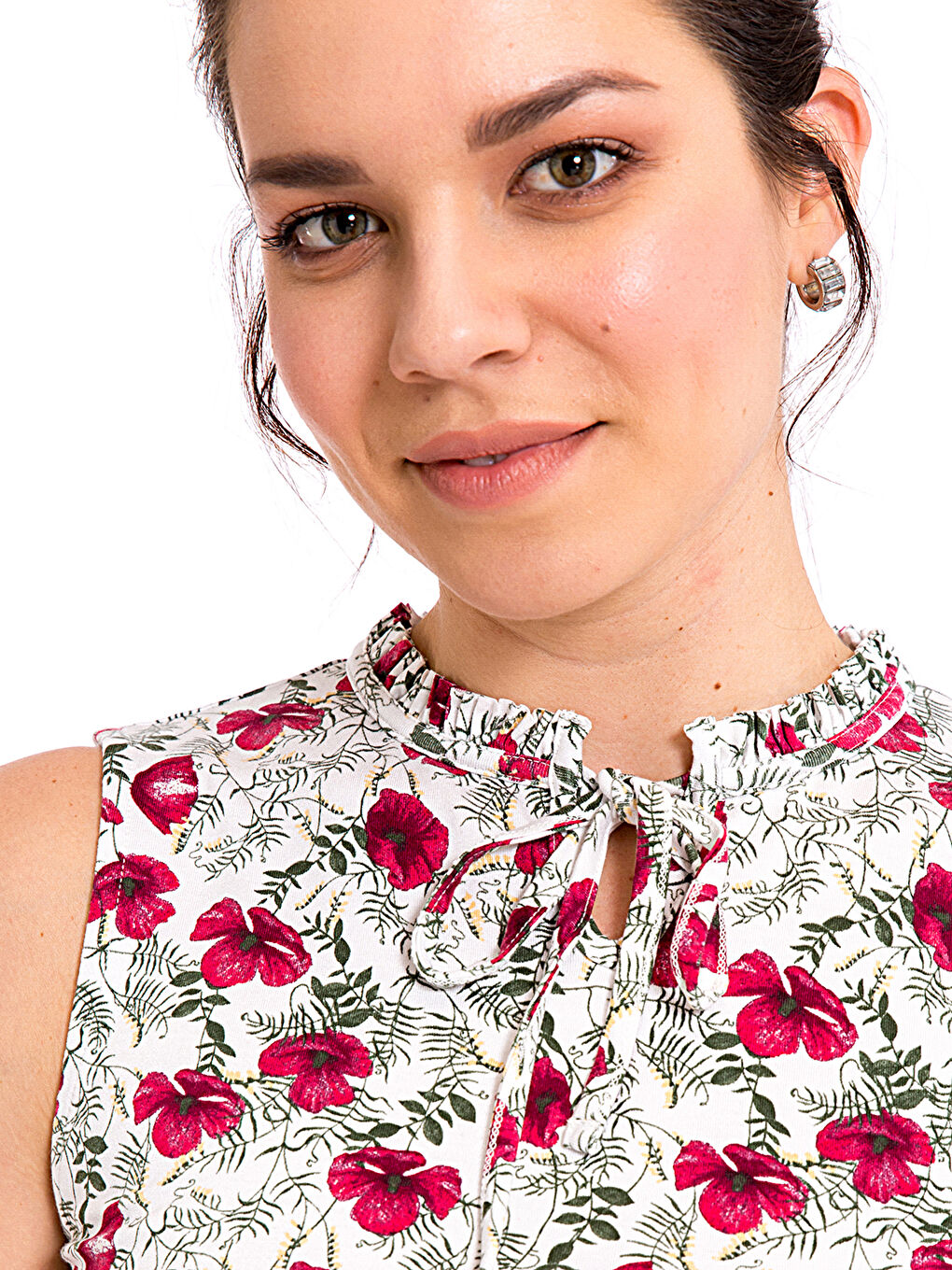 Kırmızı Baskılı Atlet-3