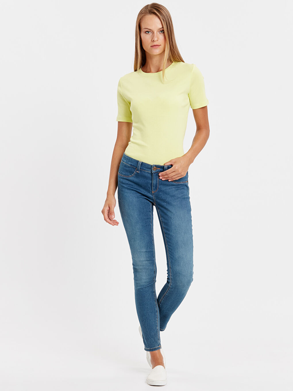 Fıstık Yeşili Tişört-2