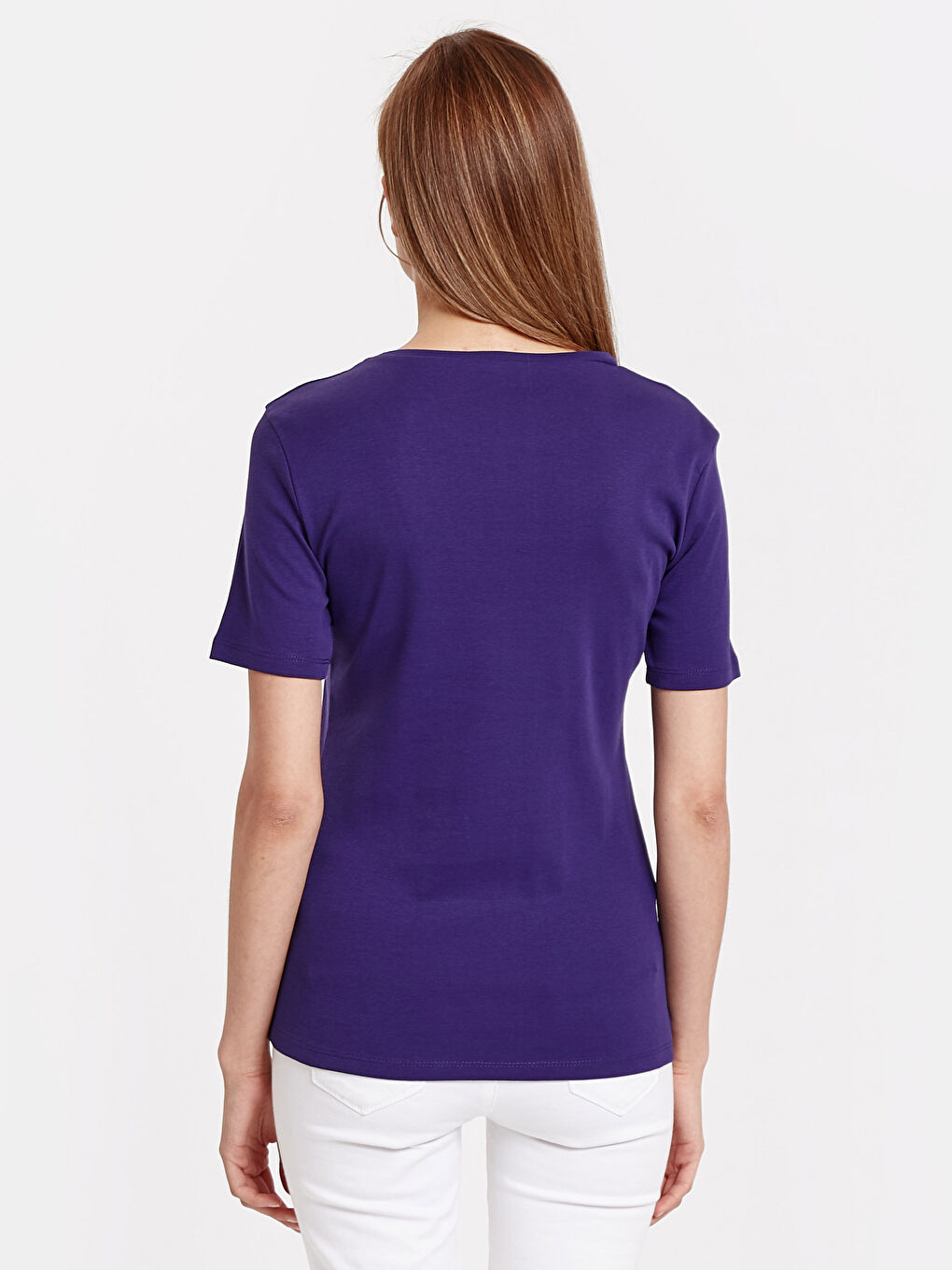 تي شيرت بنفسجى نساء-1