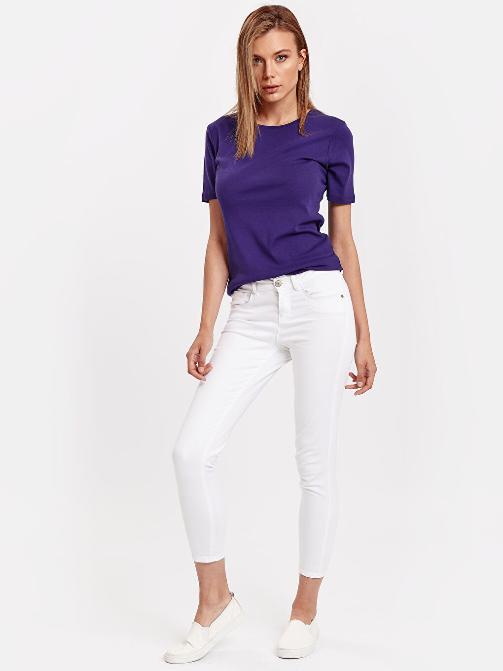 تي شيرت بنفسجى نساء-2