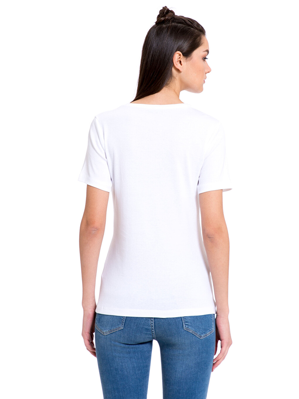 T-shirt Blanc Femme-1