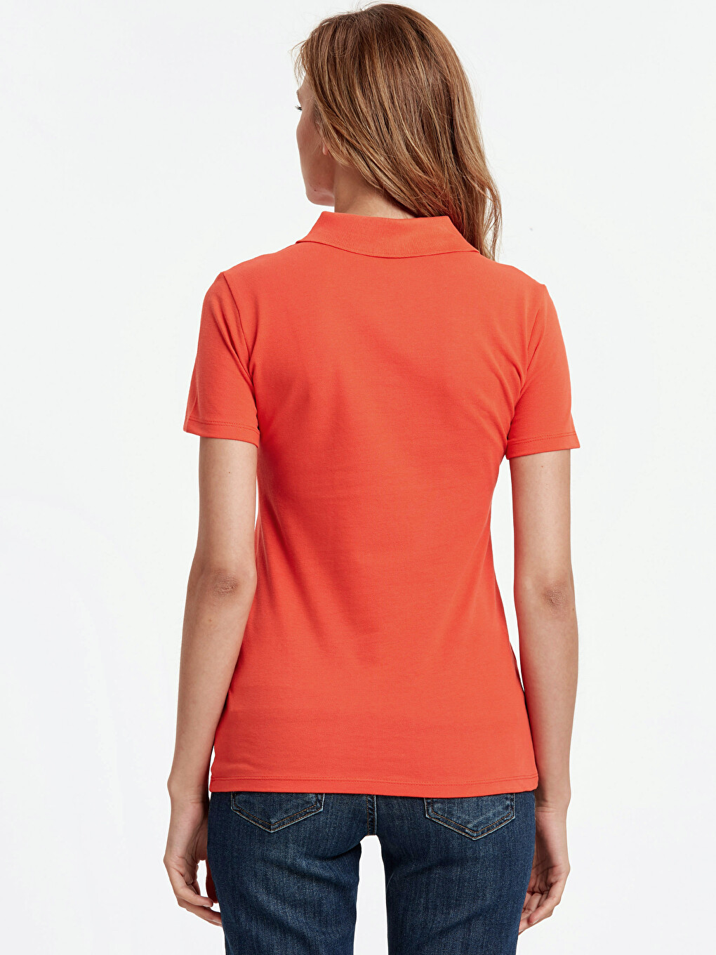 Woman Orange T-shirt-1