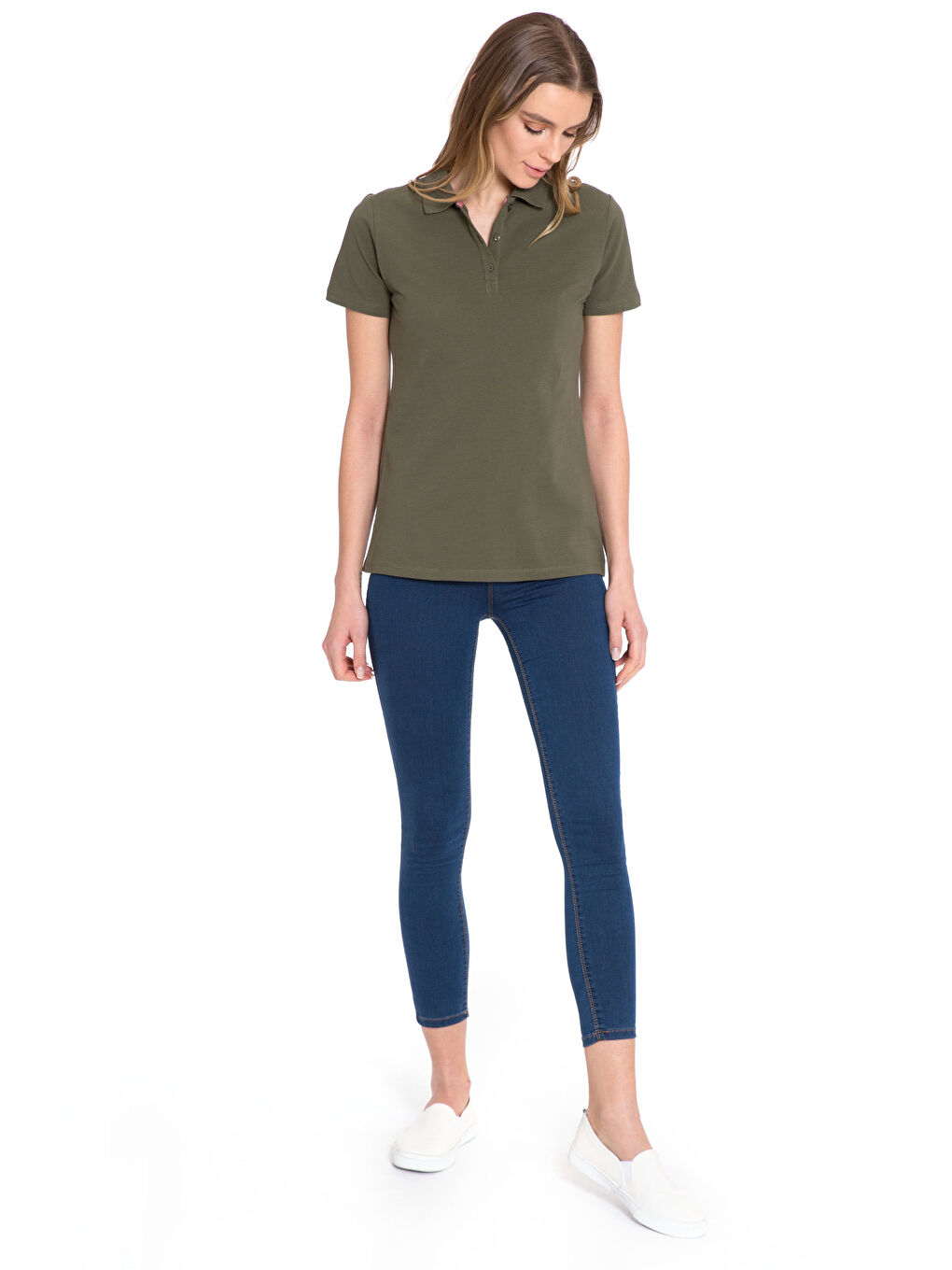 Woman KHAKI T-Shirt-2