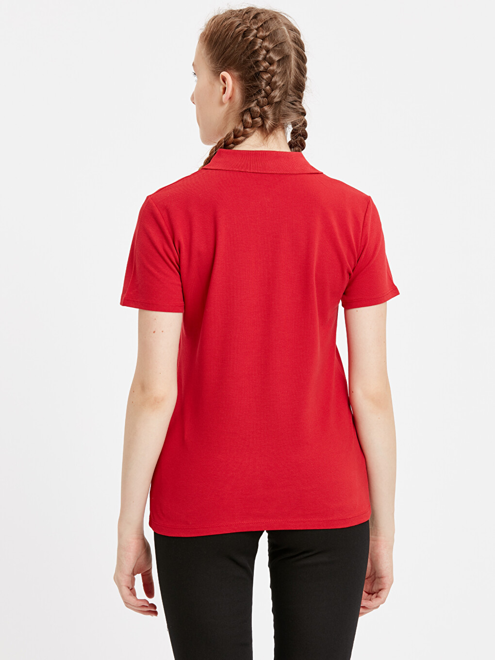 Woman Red T-shirt-2