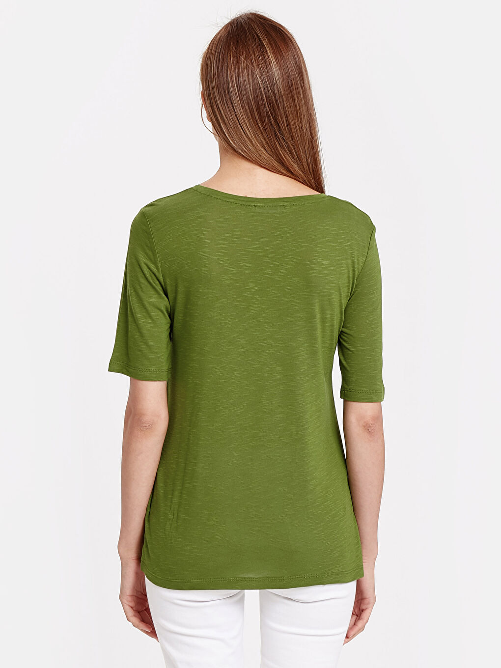 تي شيرت اخضر نساء-1