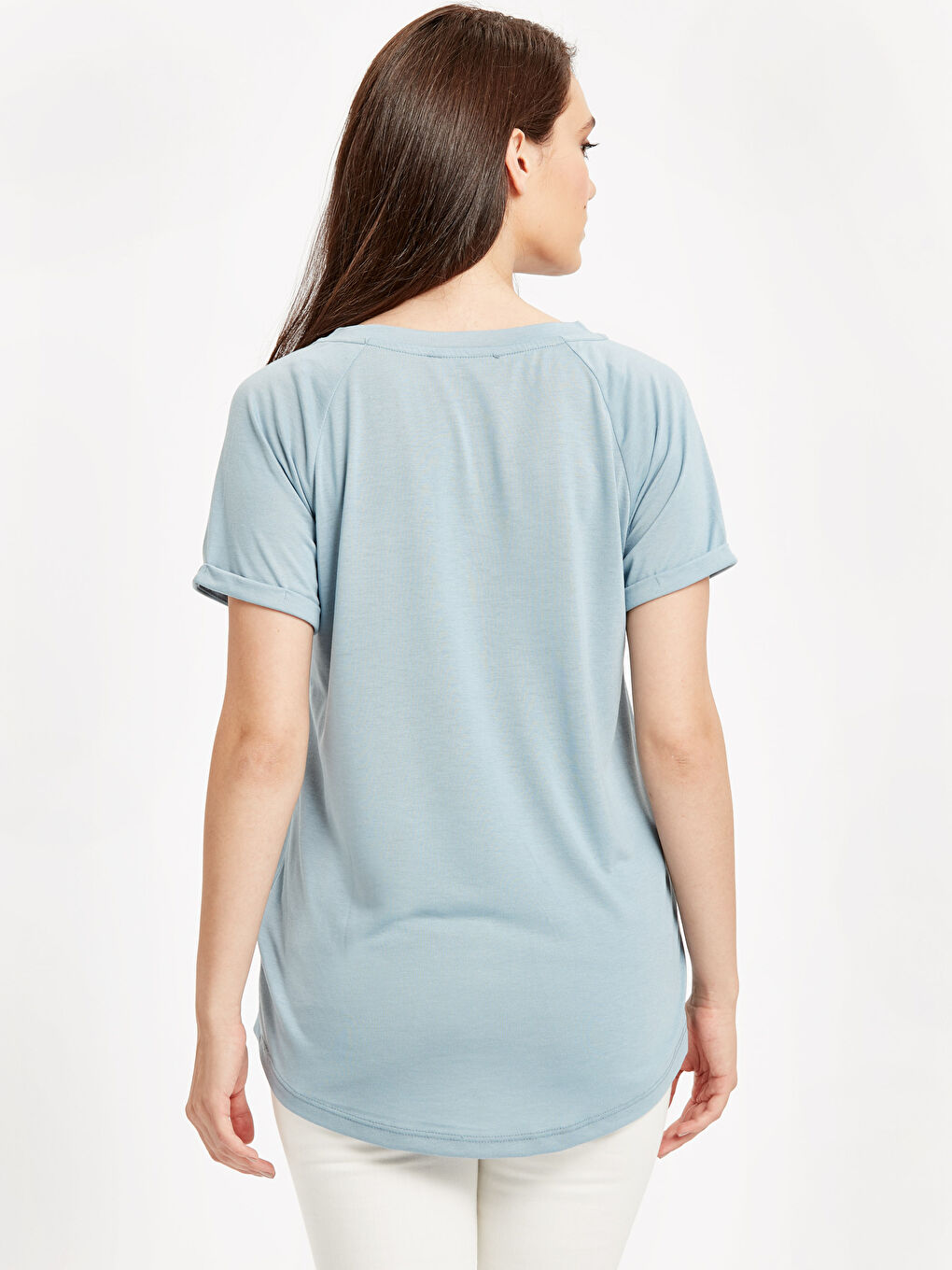 Woman BLUE T-Shirt-1