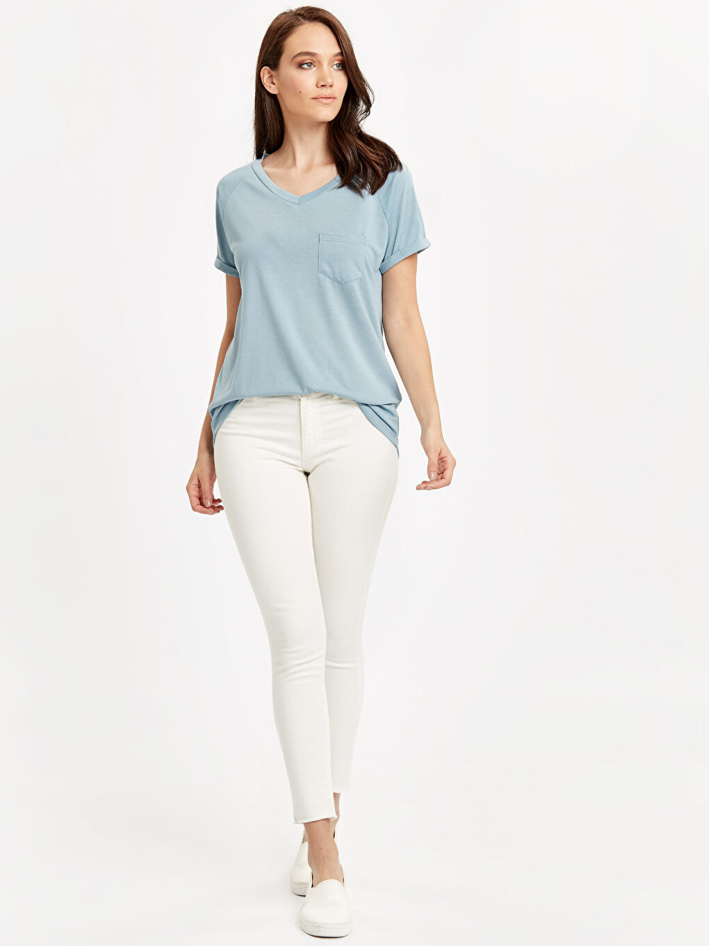 Woman BLUE T-Shirt-2