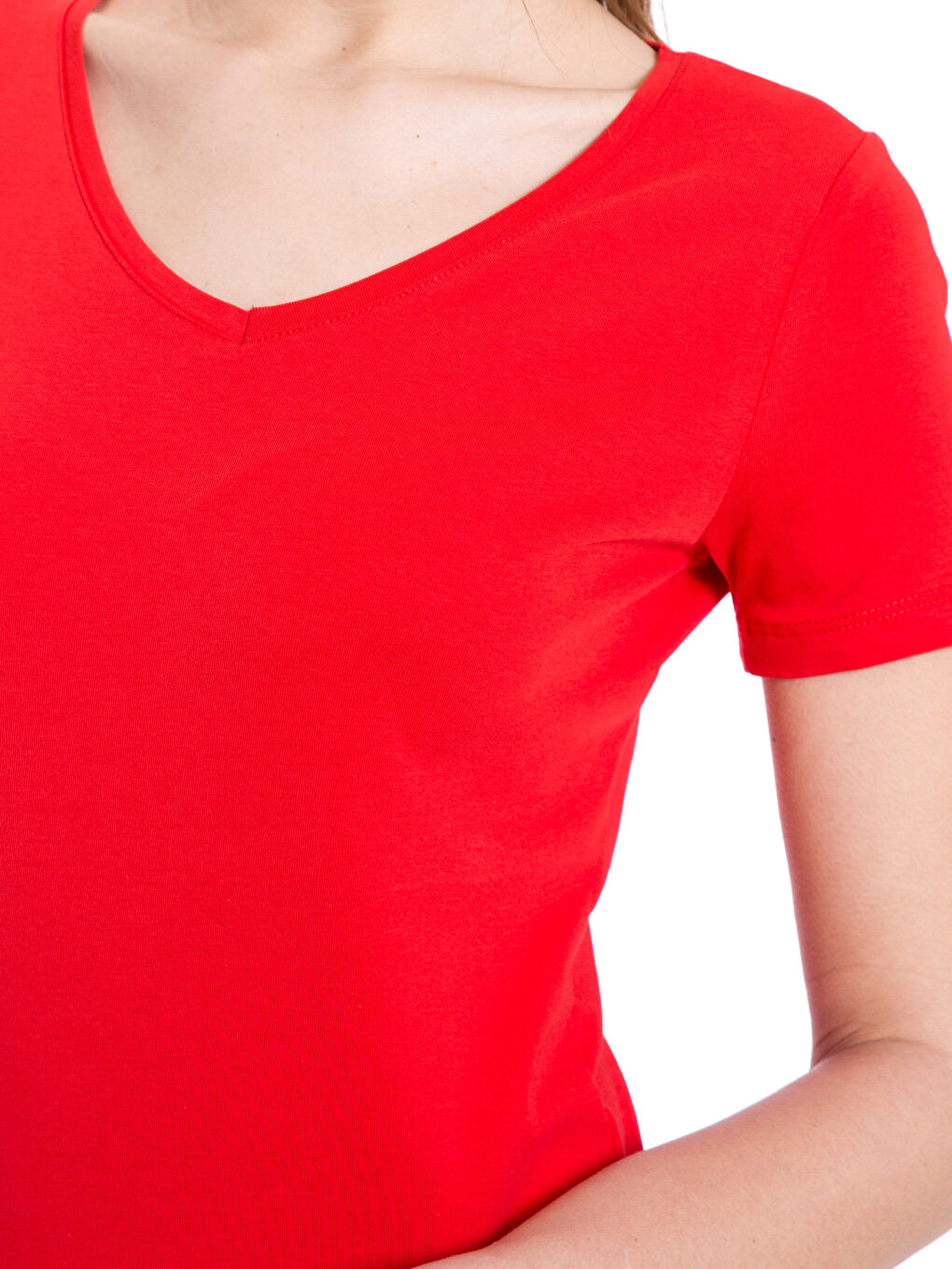 T-shirt ROUGE Femme-3
