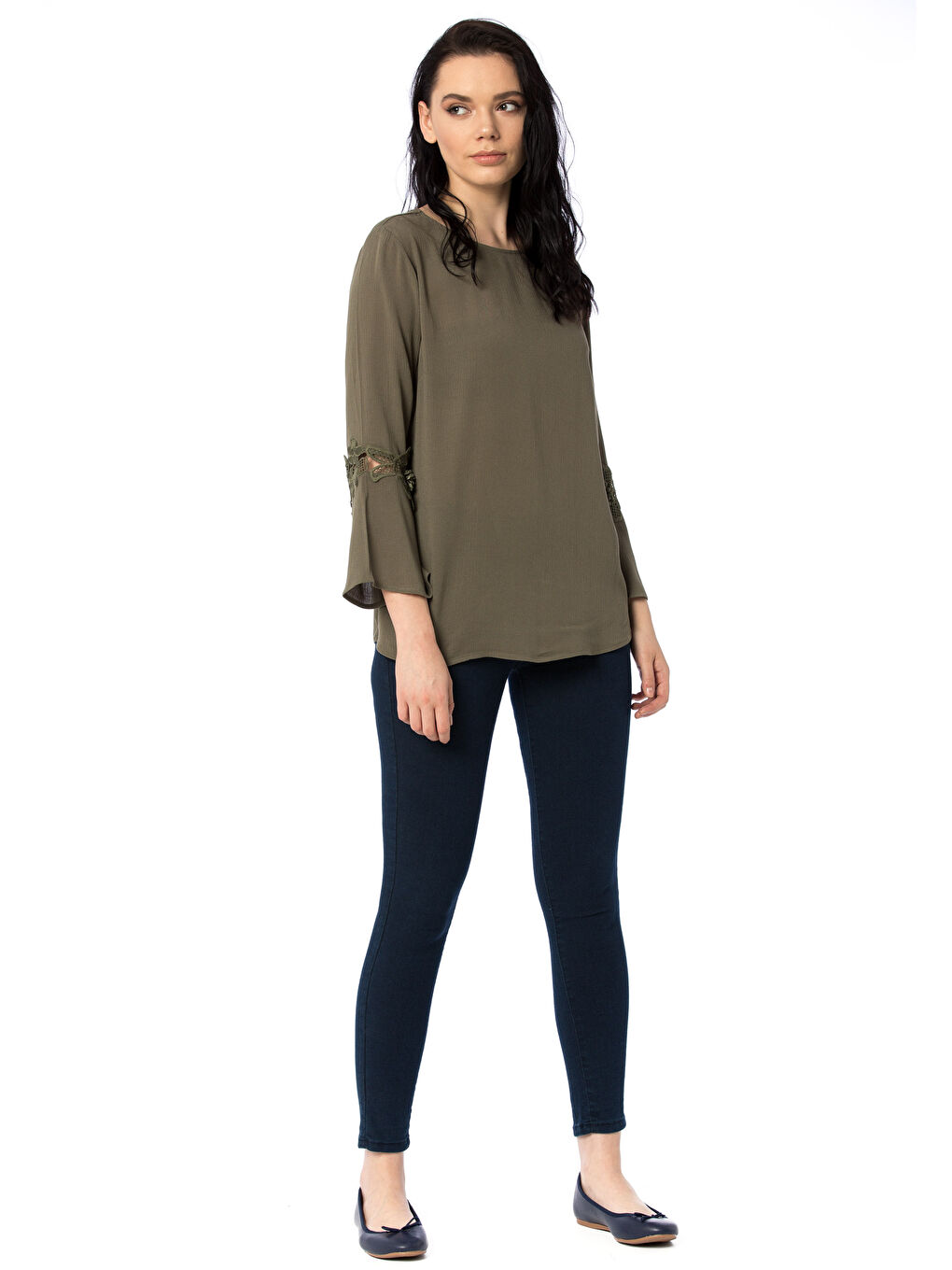 Blouse KAKI Femme-2