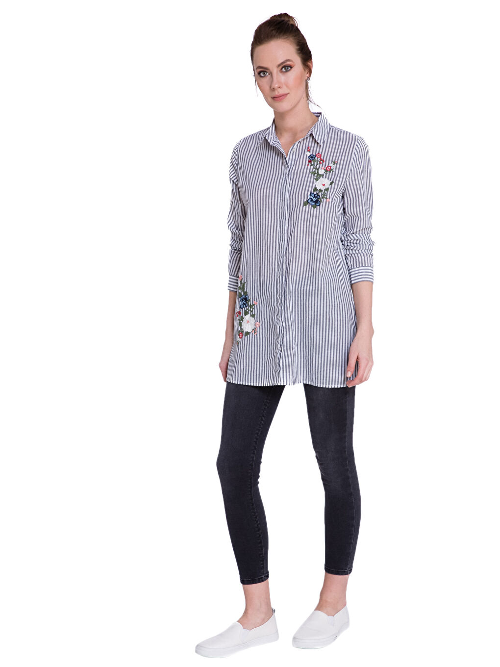 Tunique GRIS Femme-2