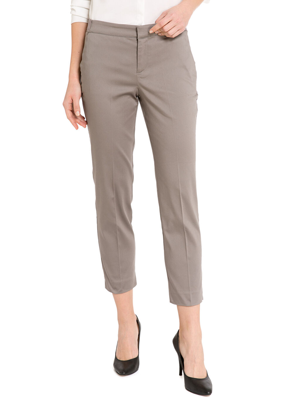 Woman GREY Trousers-1
