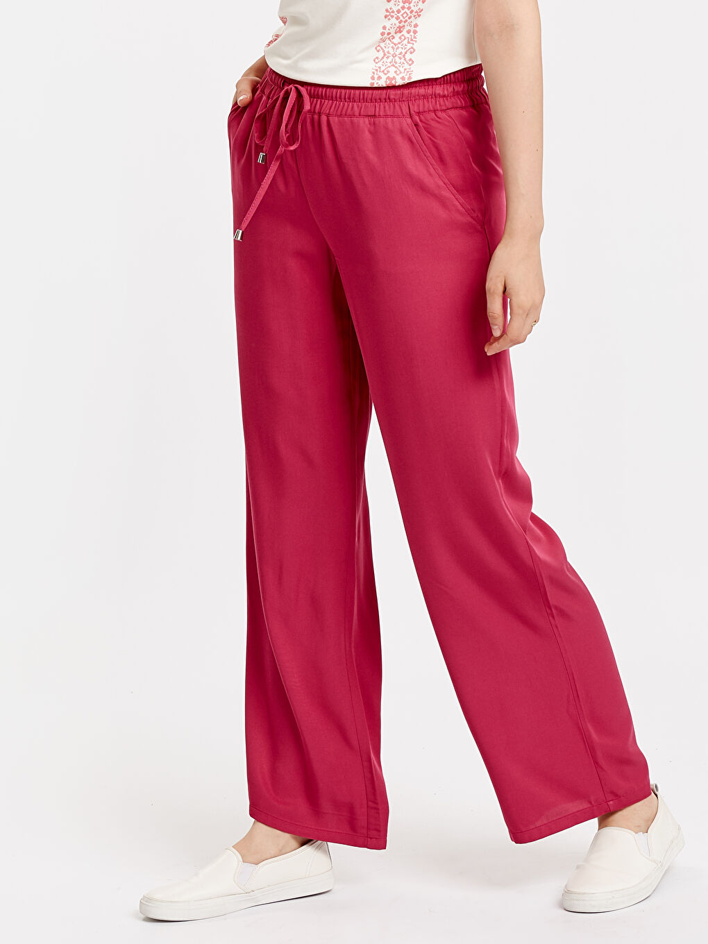 Pantalon FUCHSIA Femme-1