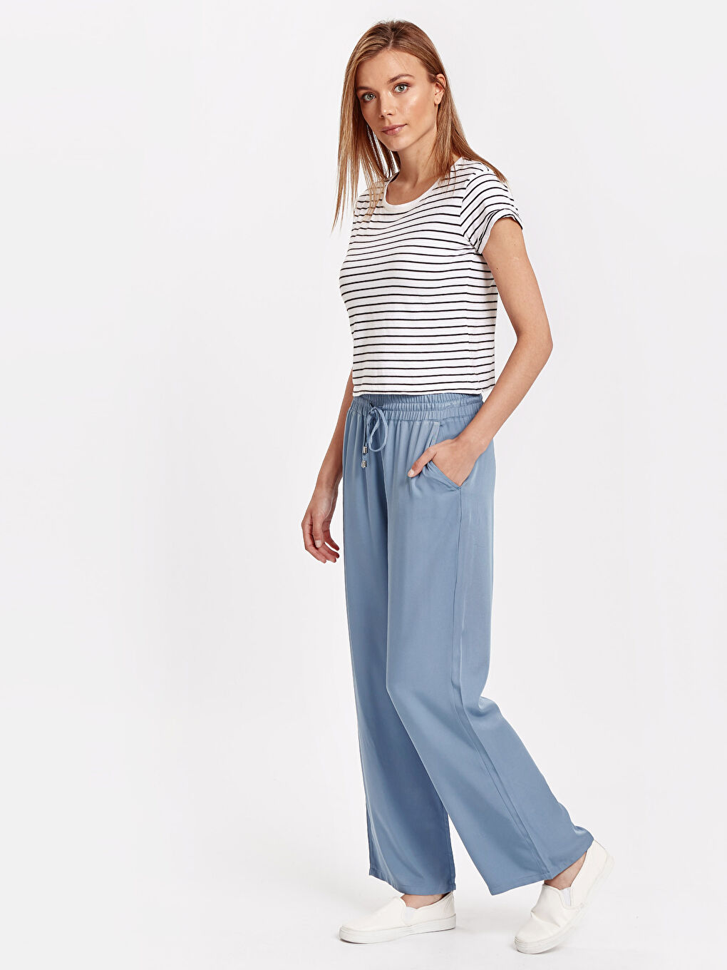 Pantalon BLEU Femme