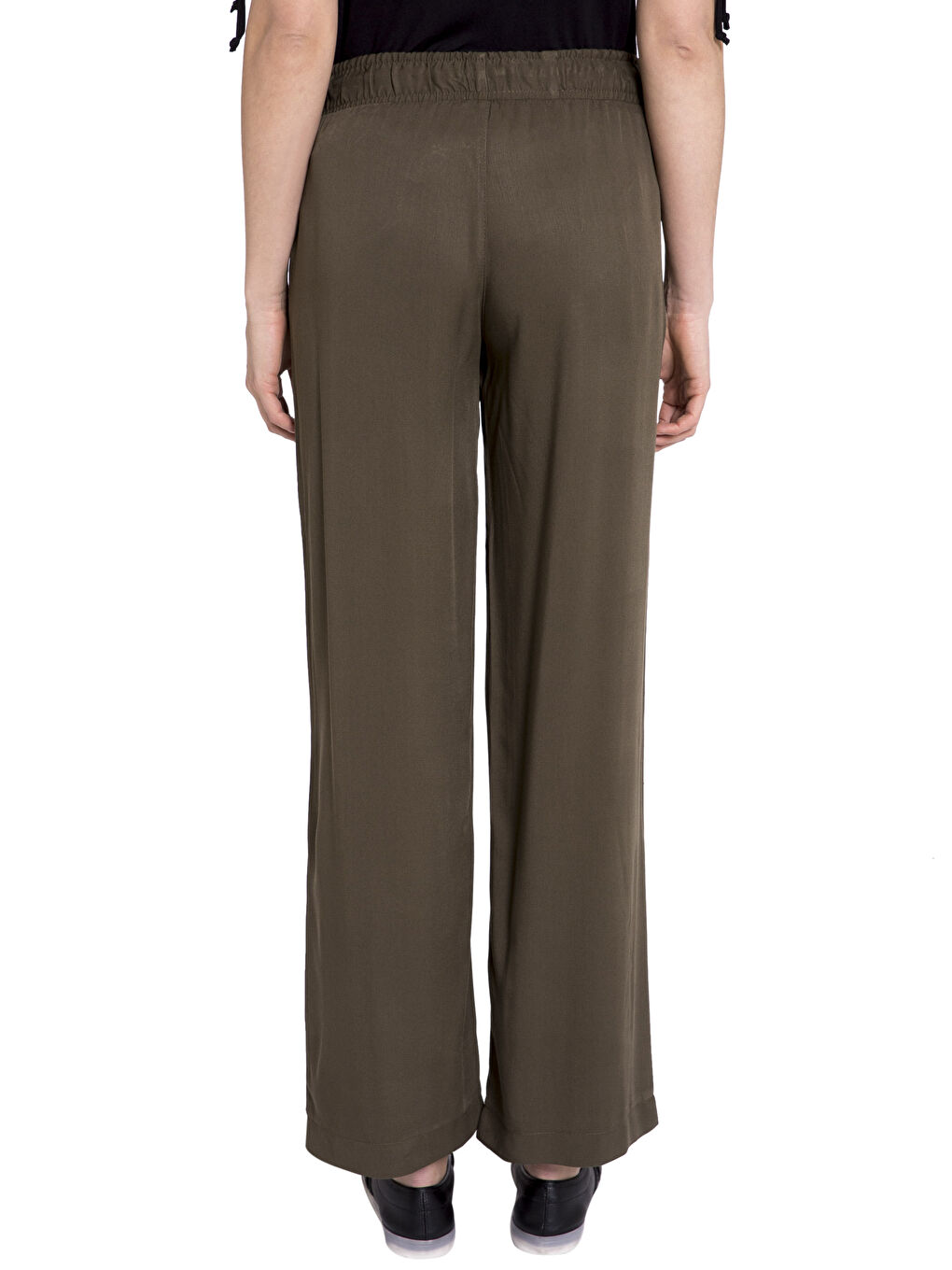Woman KHAKI Trousers-1