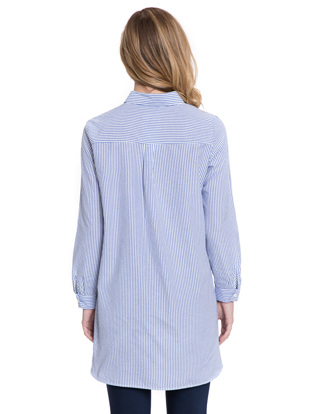 Mavi Çizgili Tunik-1