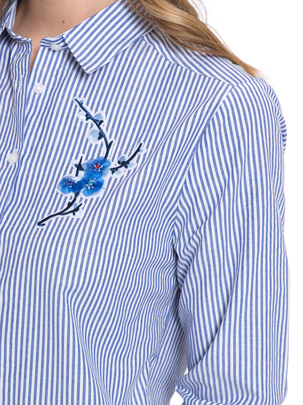 Mavi Çizgili Tunik-3