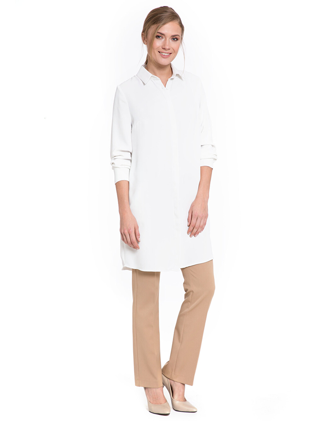 Woman Ecru Tunic-2