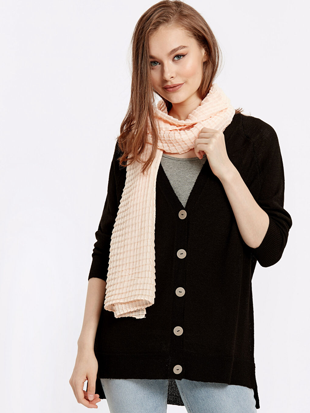 Woman PINK Large Scarf