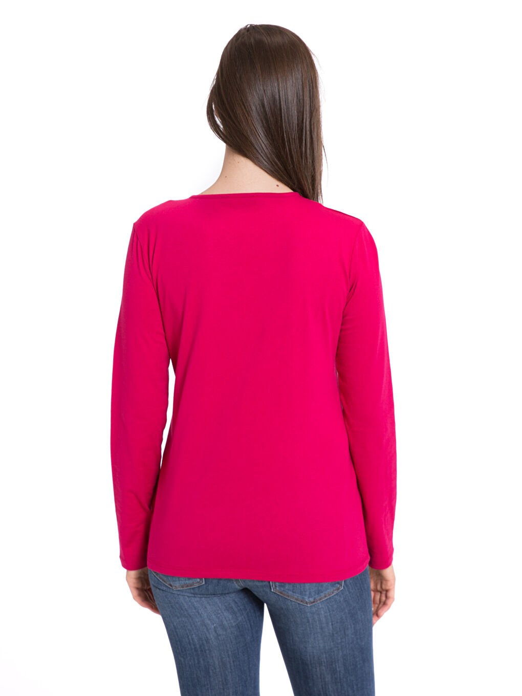 LCWAIKIKI Classic Woman FUCHSIA T-Shirt -8S4036Z8-HHM