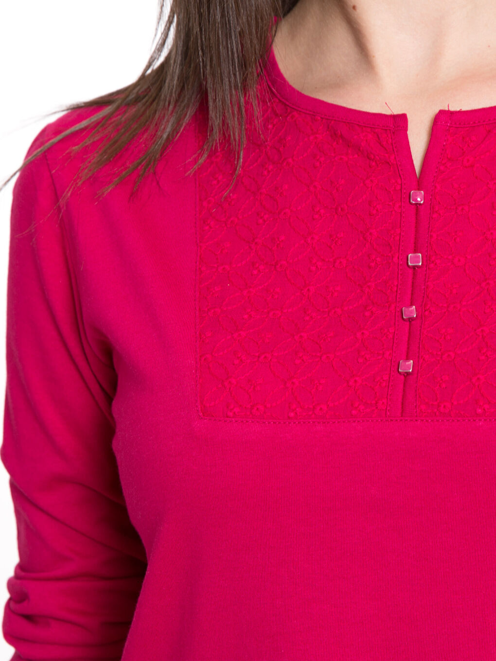 LCWAIKIKI Classic Woman FUCHSIA T-Shirt -8S4036Z8-HHM