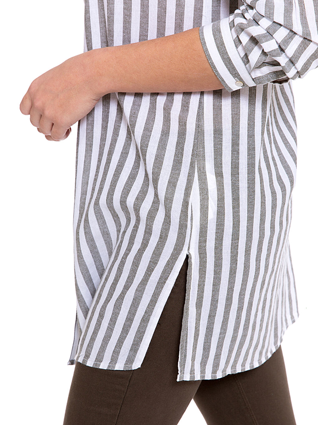 تونيك كاكي امرأة-3