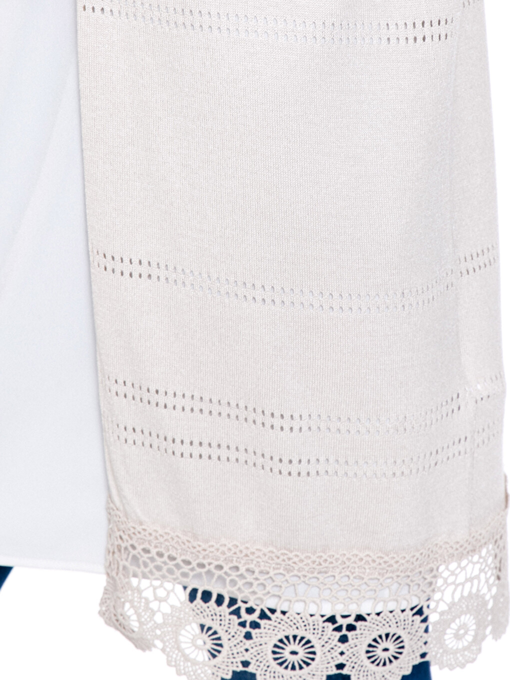 Woman Beige Cardigan-3