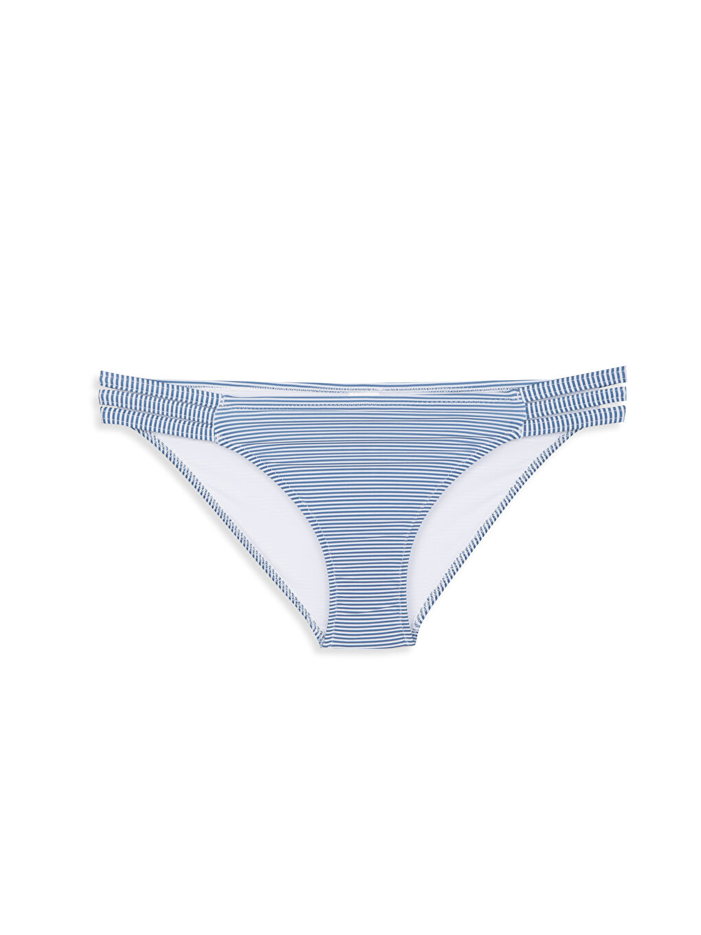 Beyaz-Pembe-Açık Kahverengi Bikini Alt