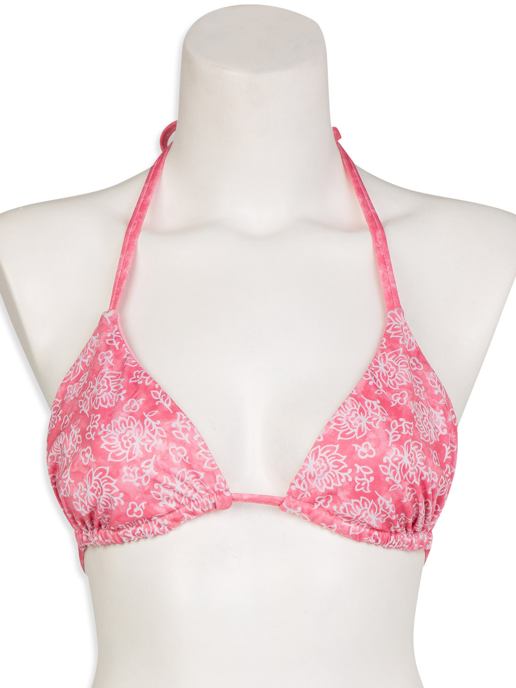 Pembe Desenli Kadın Bikini Üst-1