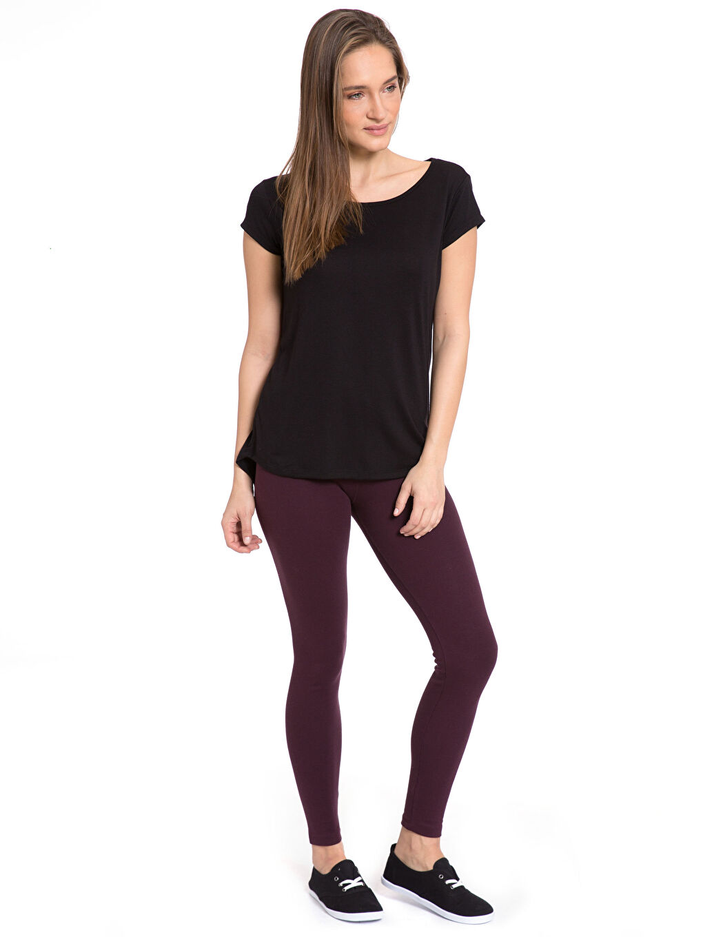 Женщины Бордовый Леггинсы