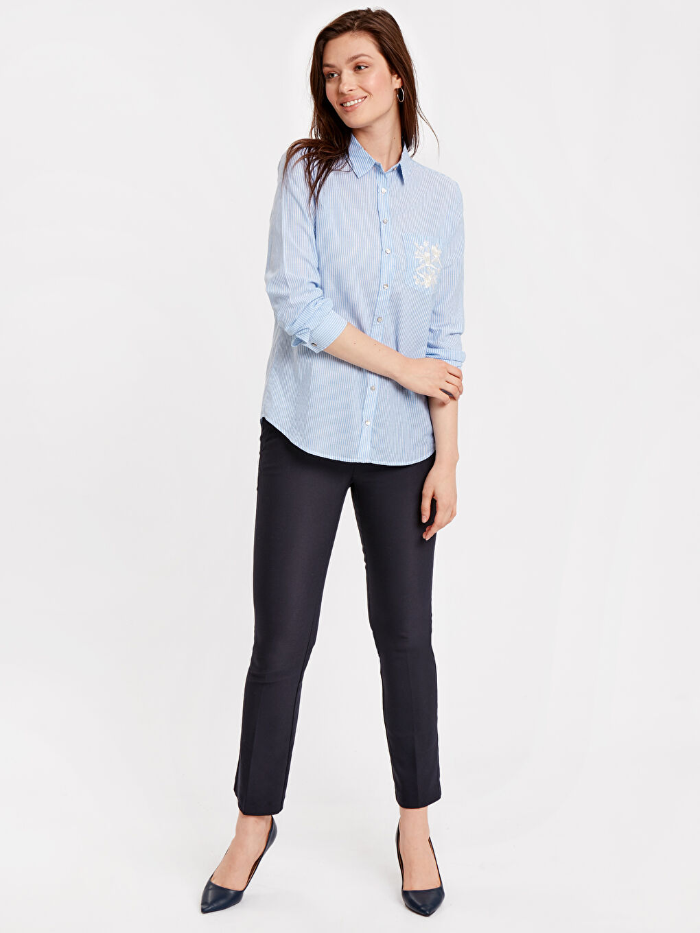 Chemise BLEU Femme-2