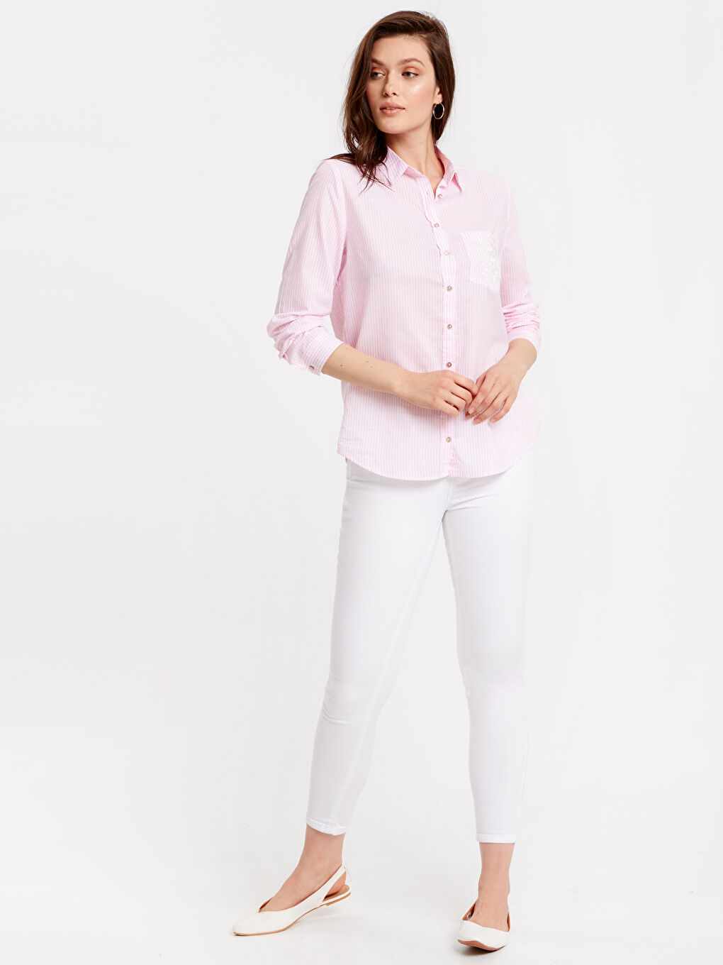 Pembe Çizgili Gömlek-2