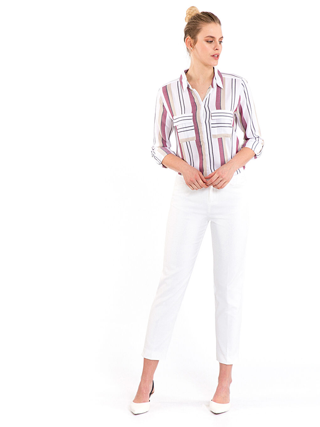 Kırmızı Çizgili Gömlek-2