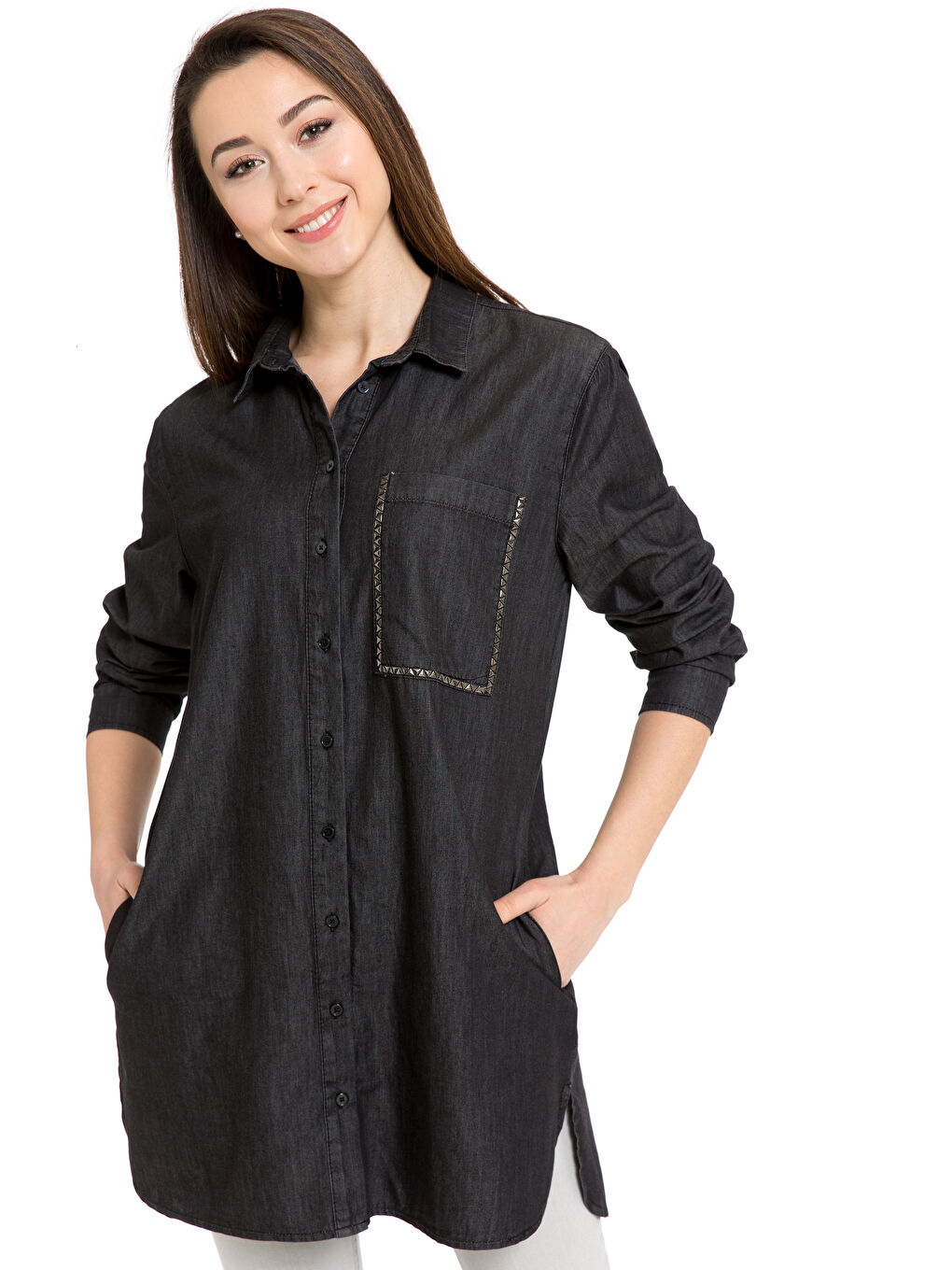 Woman GREY Shirt Tunic