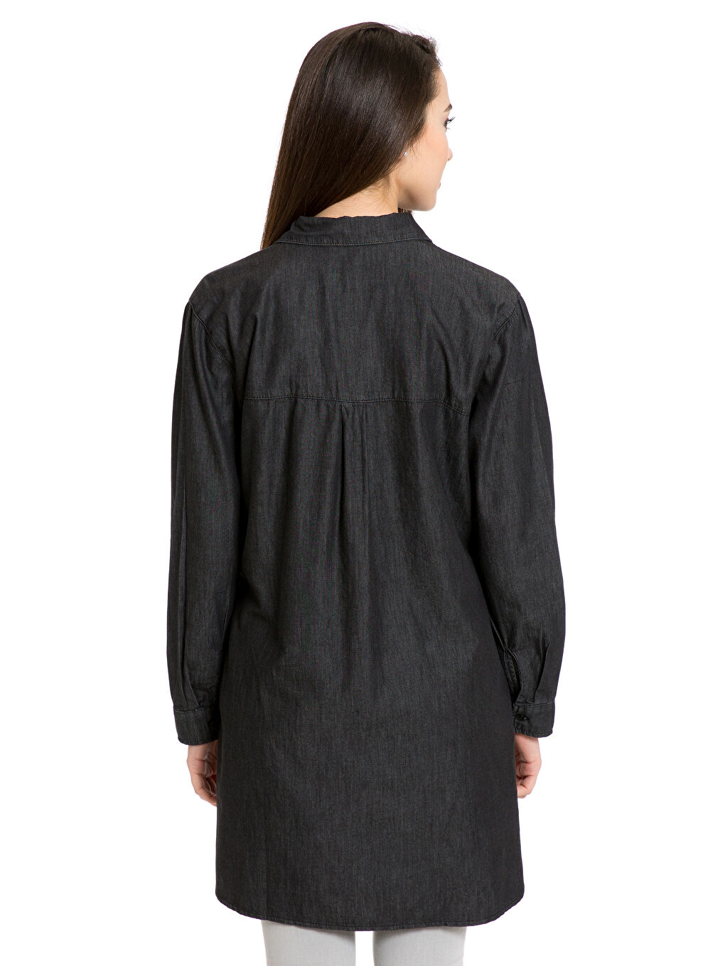 Woman GREY Shirt Tunic-1