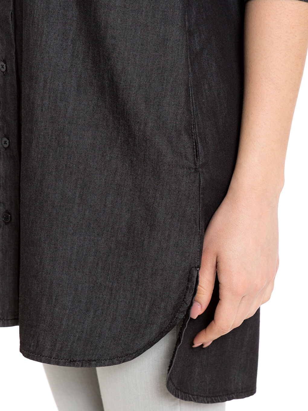 Woman GREY Shirt Tunic-3