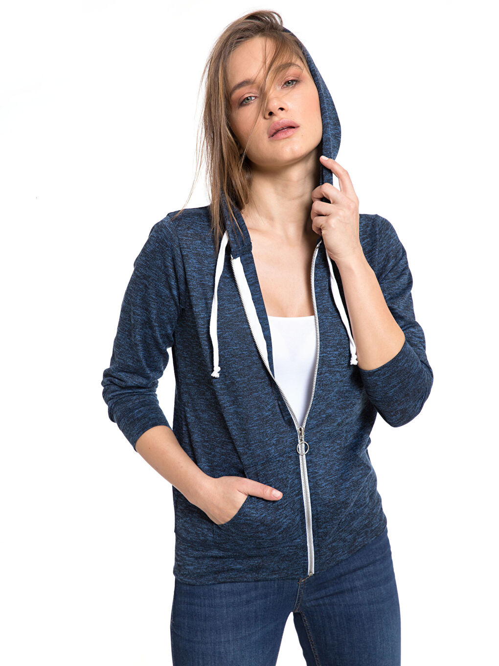 INDIGO Dukserica sa rajsferšlusom Žena