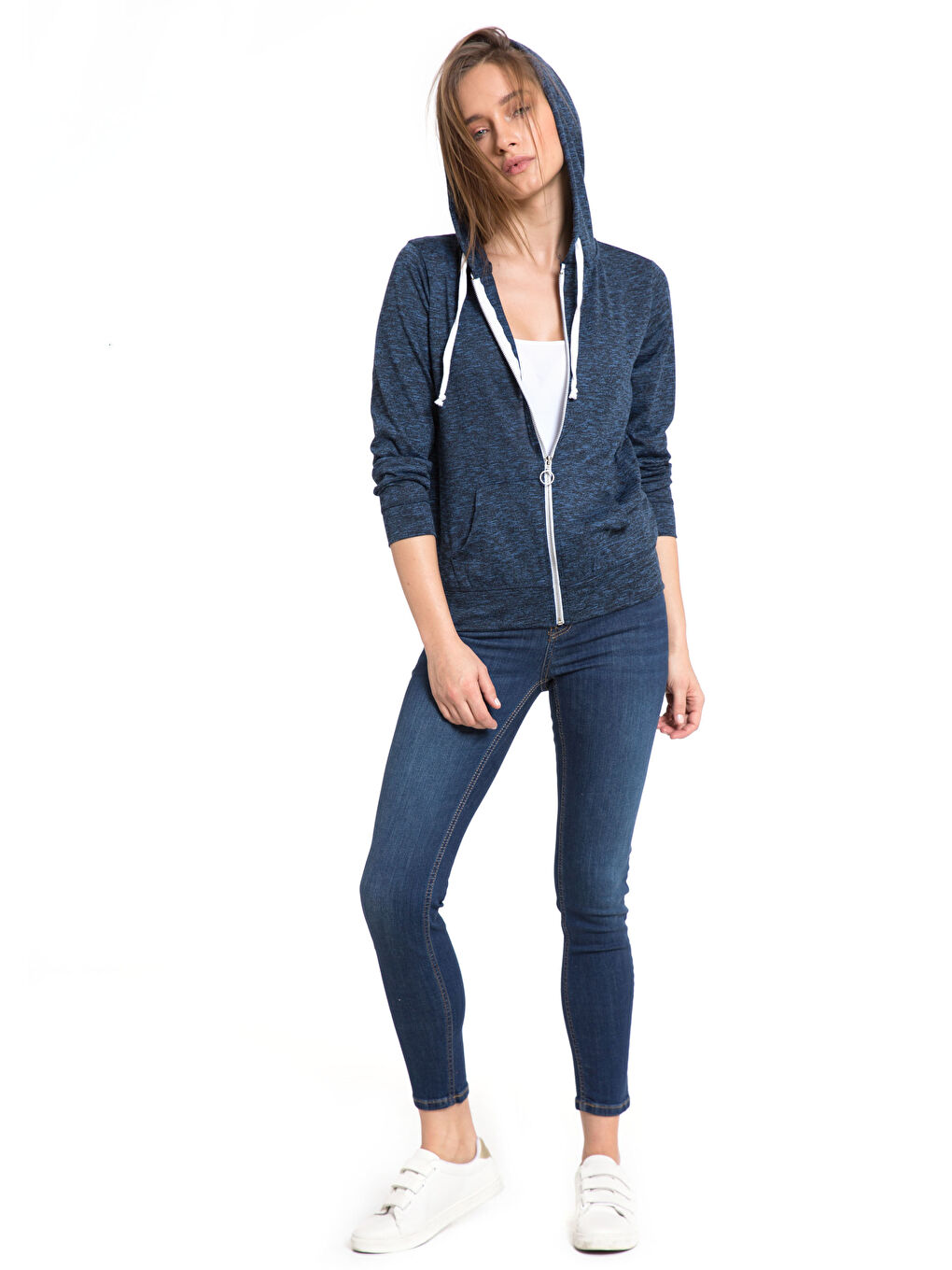 INDIGO Dukserica sa rajsferšlusom Žena-2