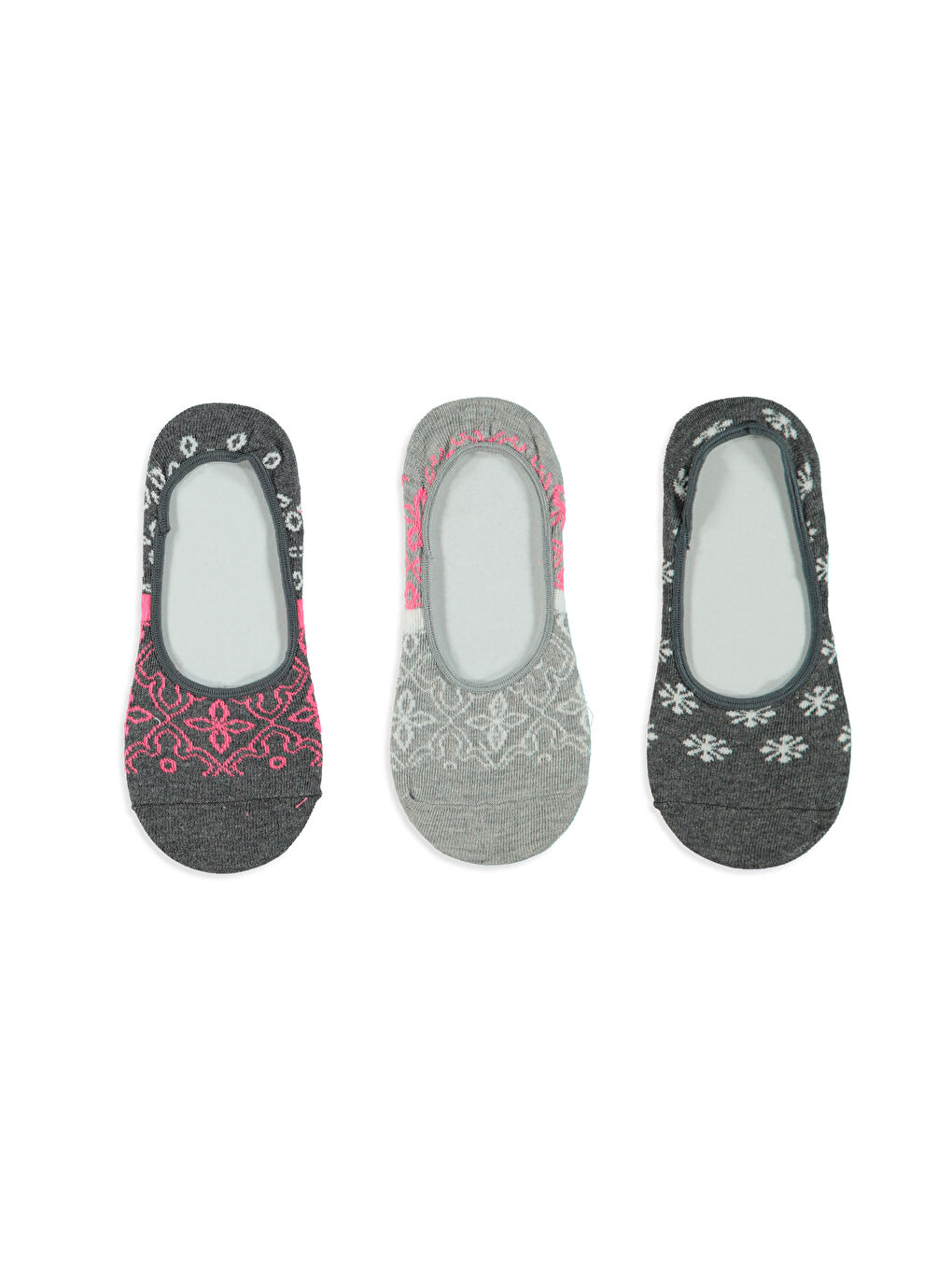 Chaussettes invisibles GRIS Femme-1