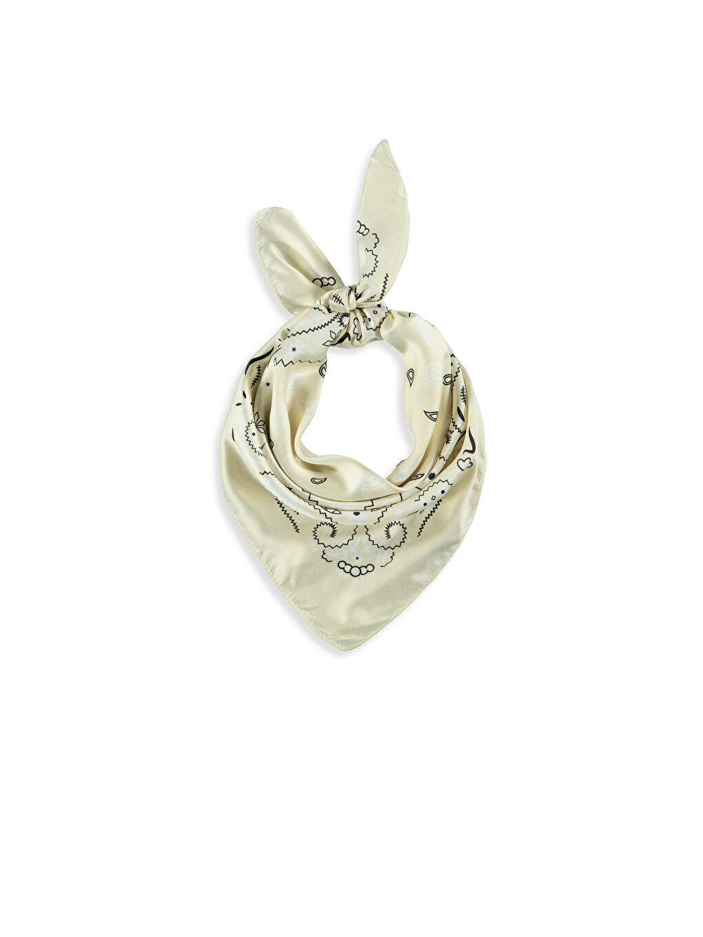 Ekru Krem Rengi Bandana