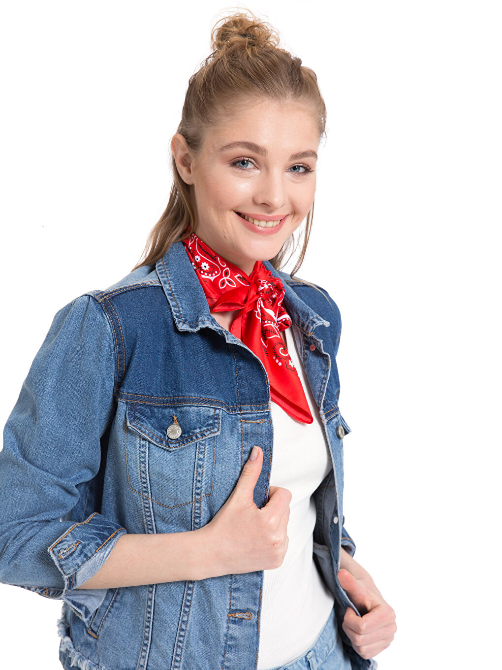 Woman RED Bandana-2