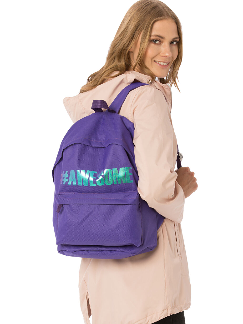 Sac d'épaule VIOLET Femme-1