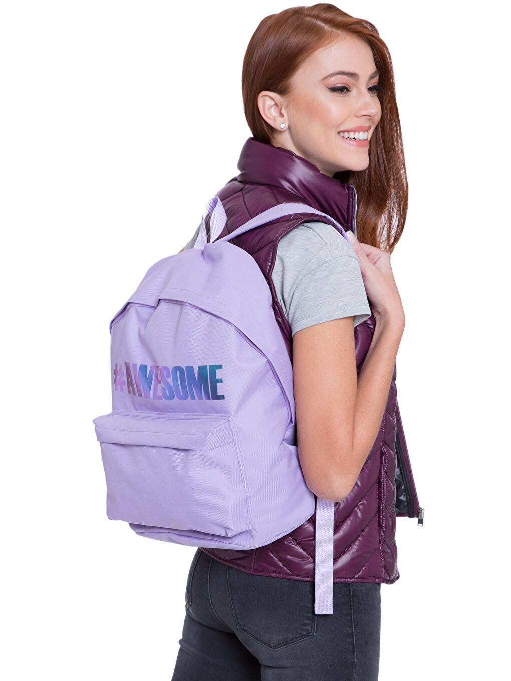 Sac d'épaule VIOLET Femme-1