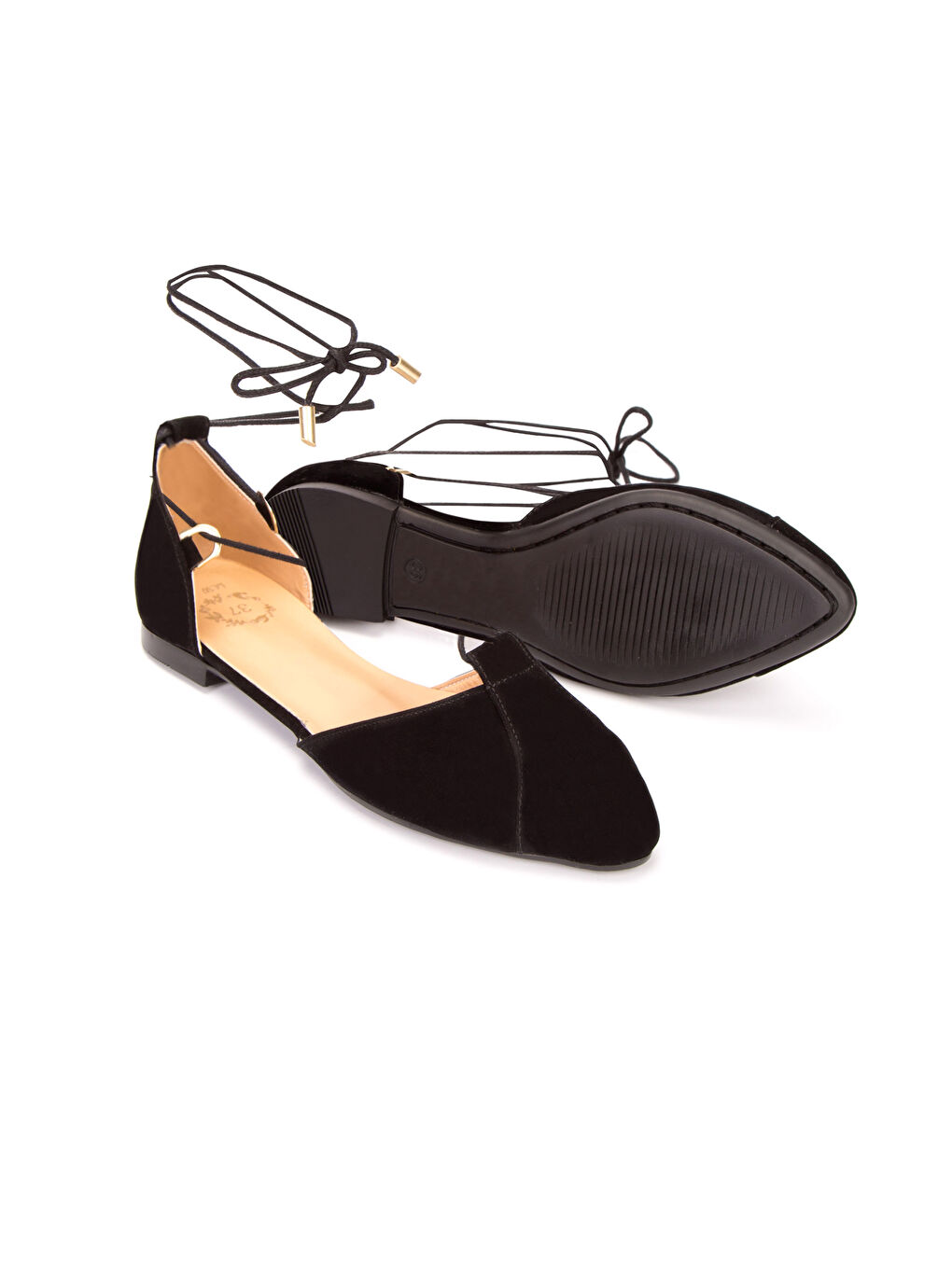 Woman BLACK Ballet Flats-2