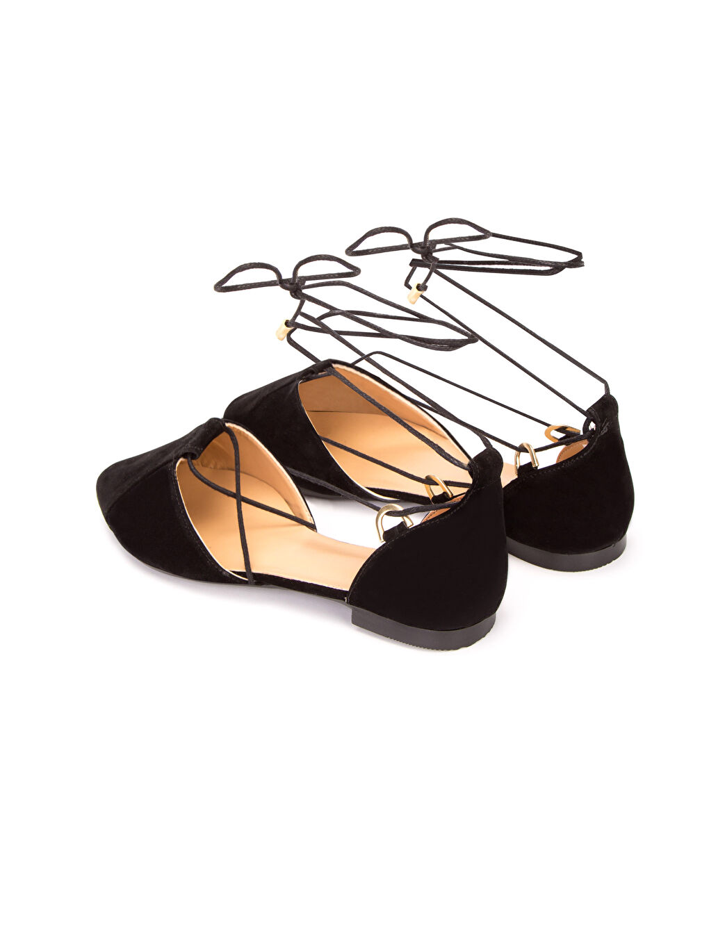 Woman BLACK Ballet Flats-3