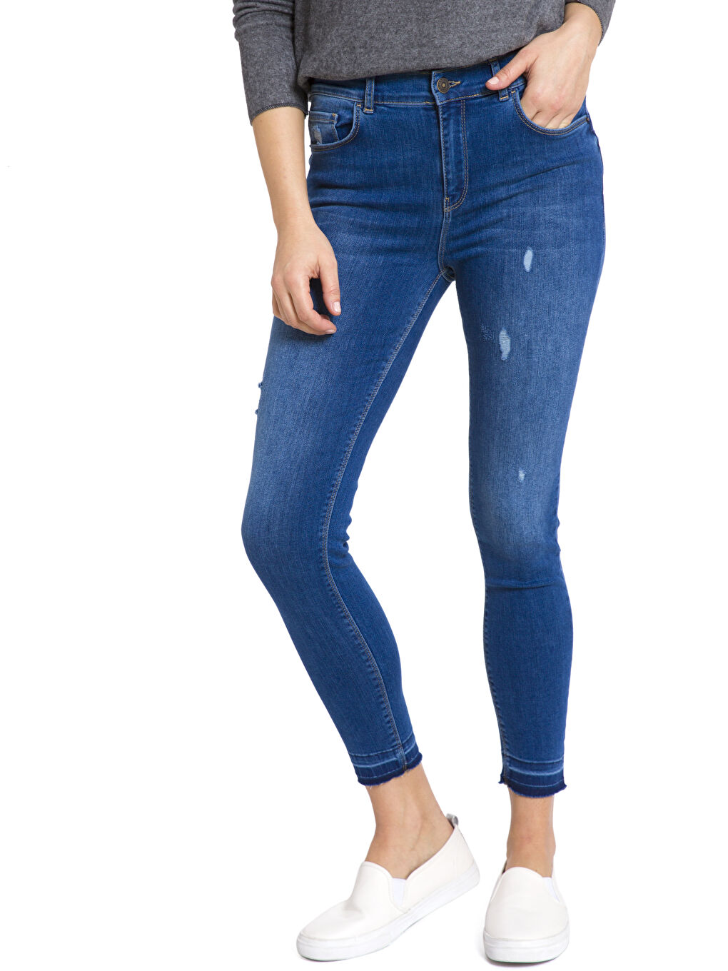 İndigo Jüpiter Süper Skinny Fit Kadın Jean Pantolon-2