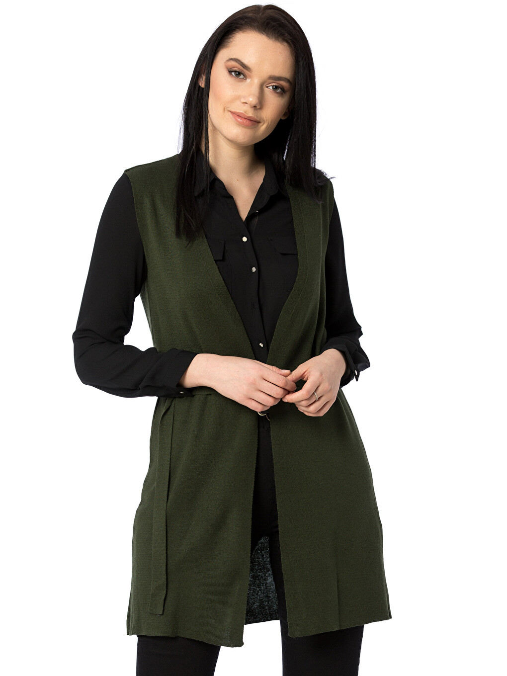 Gilet Kaki Femme
